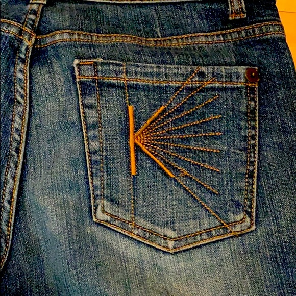 Kapalua Concept Contrast Straight Leg Light Wash Blue Denim Jeans 29 - Picture 6 of 6